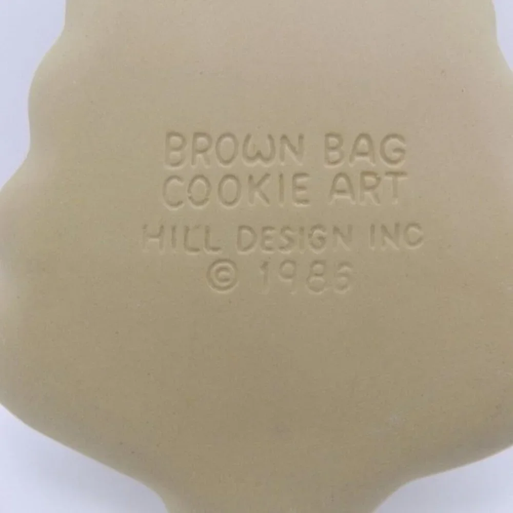 Brown Bag Cookie Art - Christmas‎ Tree Cookie Press Mold - 1986